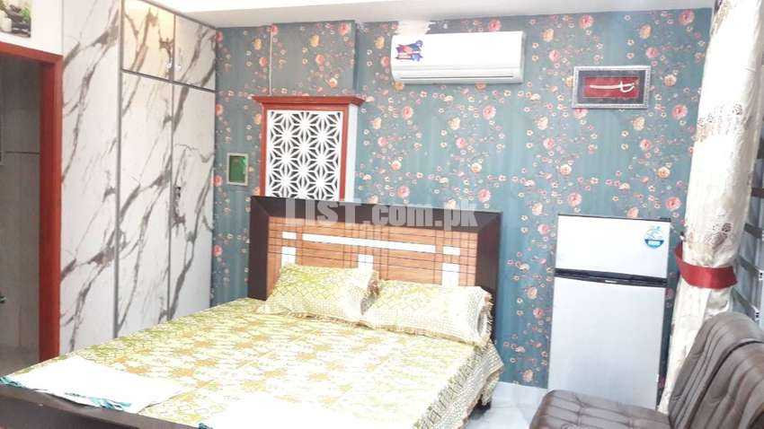 Studio Furnished Flat Available For Rent in Bahria Town Lahore