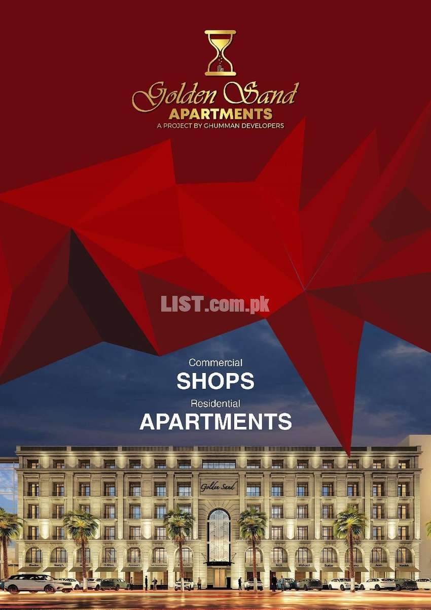 Golden sand apartments on 2 years easy installments