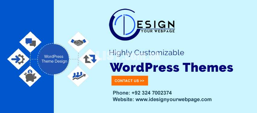 I'll Customize Your Beautiful Wordpress Website at Affodable Price
