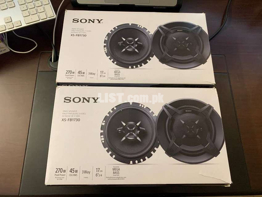 Brand New Original Sony XS-FB1730 3 Way 270w Car Audio Speakers