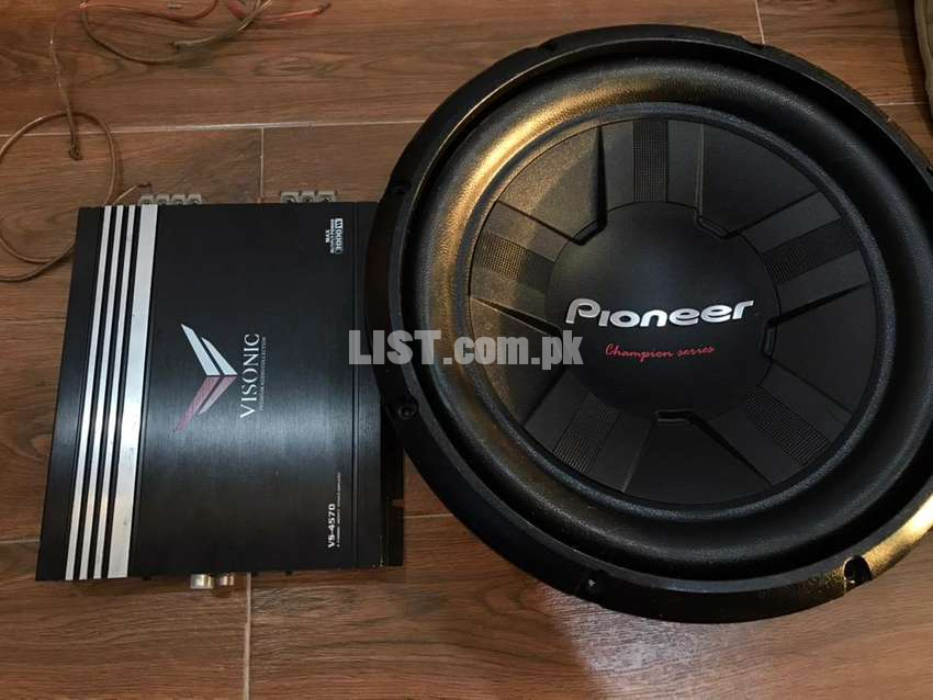 Pioneer 311-D4 And Amplifier sound system