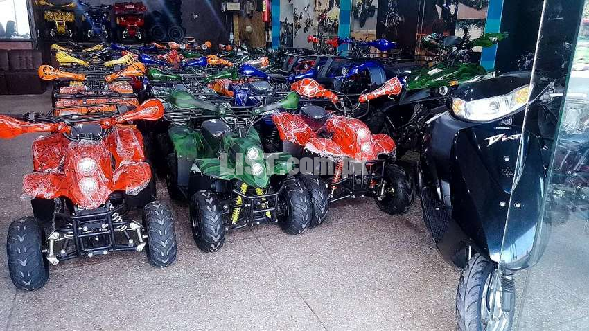 4 wheel 4 stroke fuel engine Quad ATV BIKE for sell deliver all pak