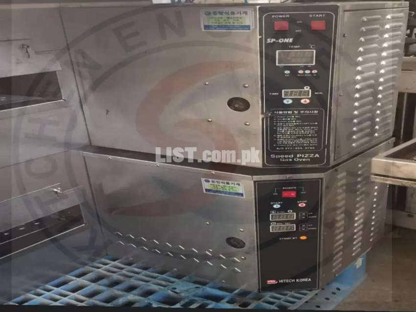 Conveyor belt 18" Korean model pizza oven stock available