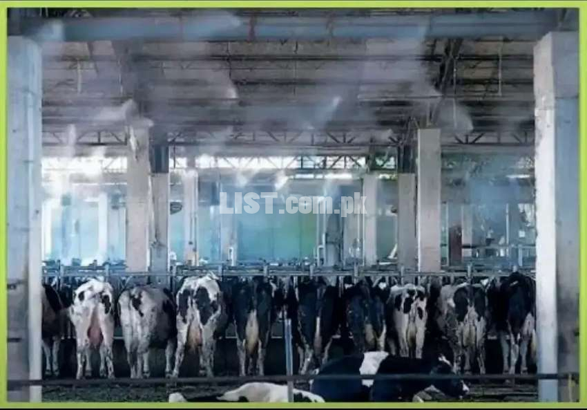 Mist System For Dairy Farms, Poultry Farms, Lawns, Sprinkler System