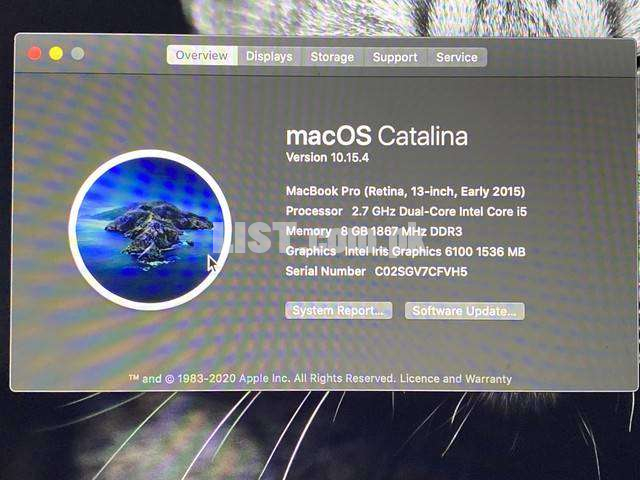 Apple Macbook Pro 2015 Retina - 13 inch, i5, 256 GB, 8 GB RAM