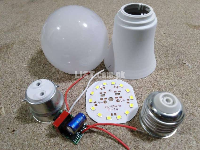 12 Watt LED Bulb Complete Raw Material Price 78