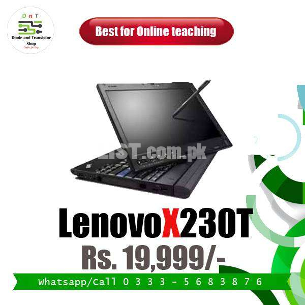 Lenovo Thinkpad X230T with Pen-Best Tablet Laptop for Online Teaching