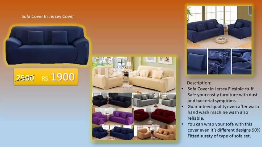 Sofa cover in Jarcy Flexible Quality
