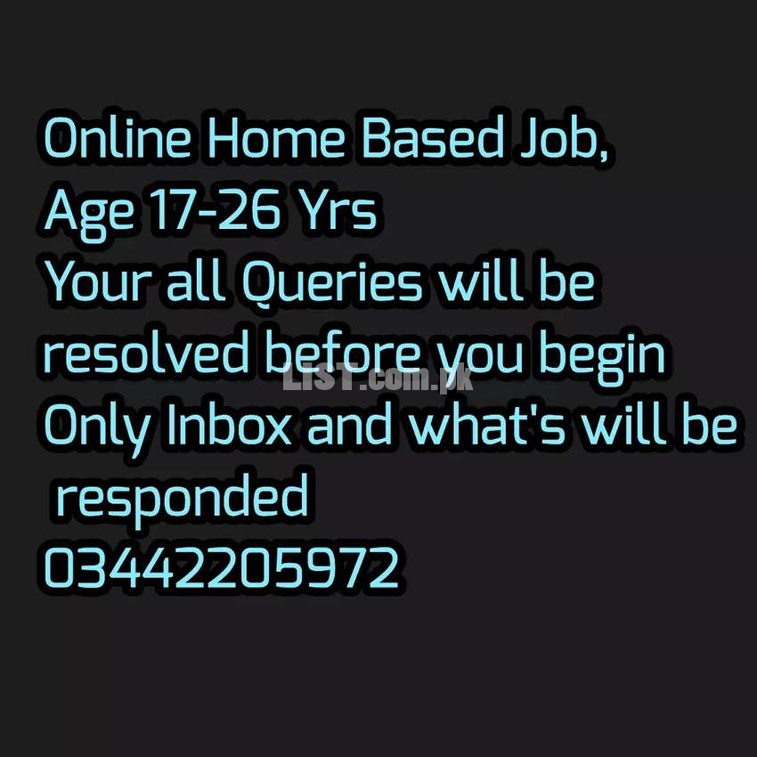 Home Based Online Work