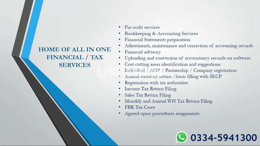 PROFESSIONAL FINANCIAL AND TAX SERVICES