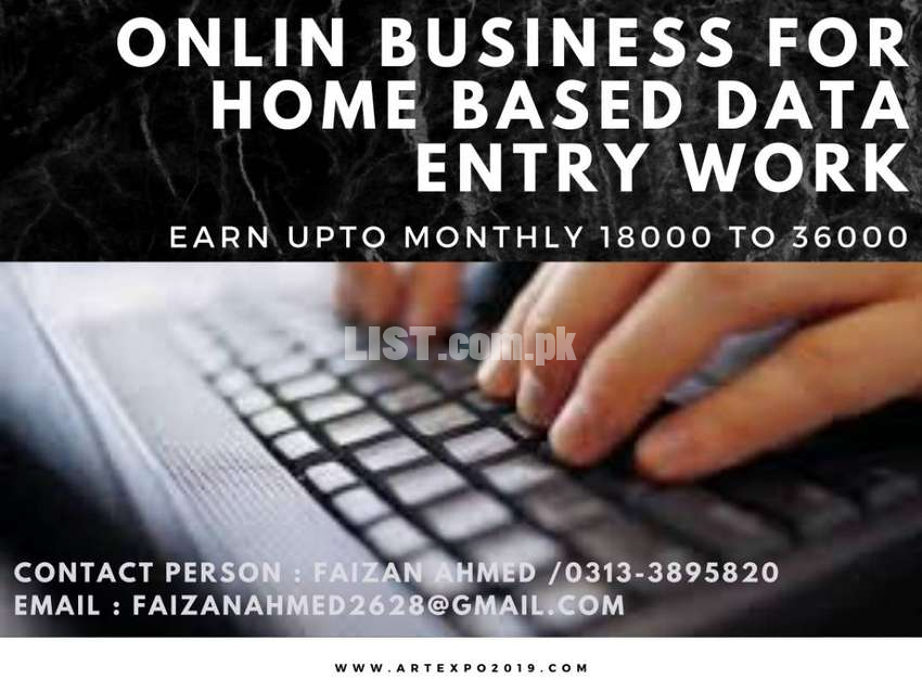 online home based data entry