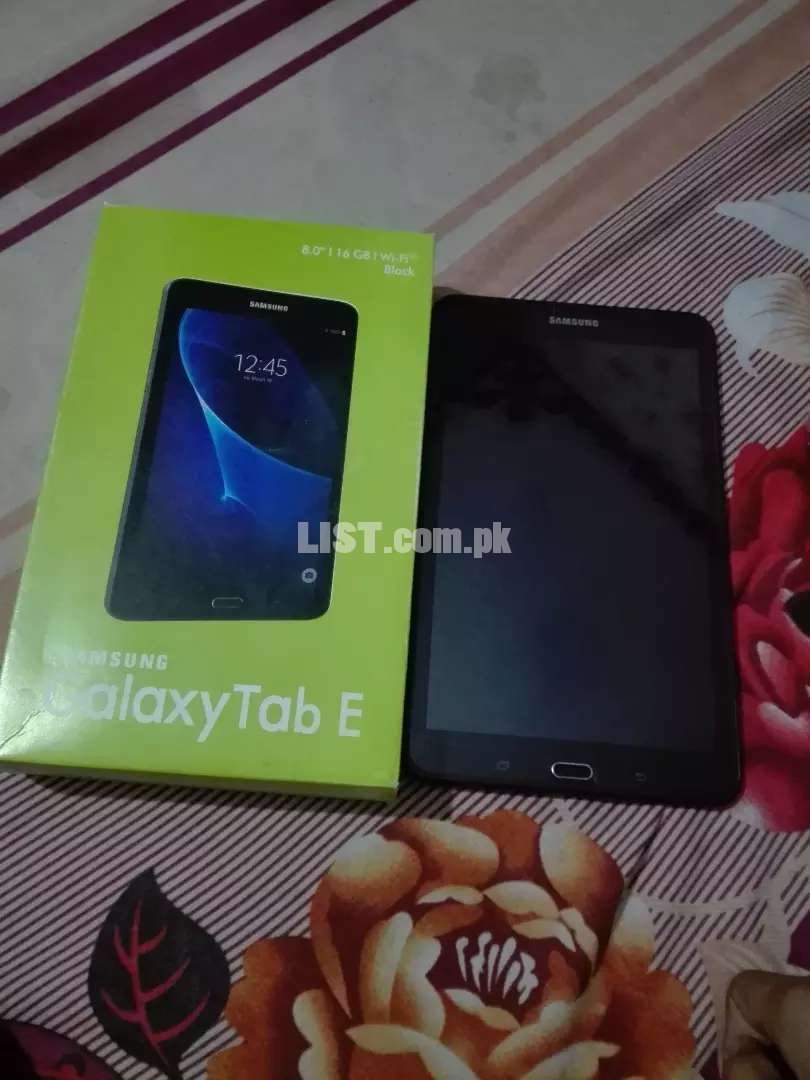 Sumsung Galaxy Tab E for sale