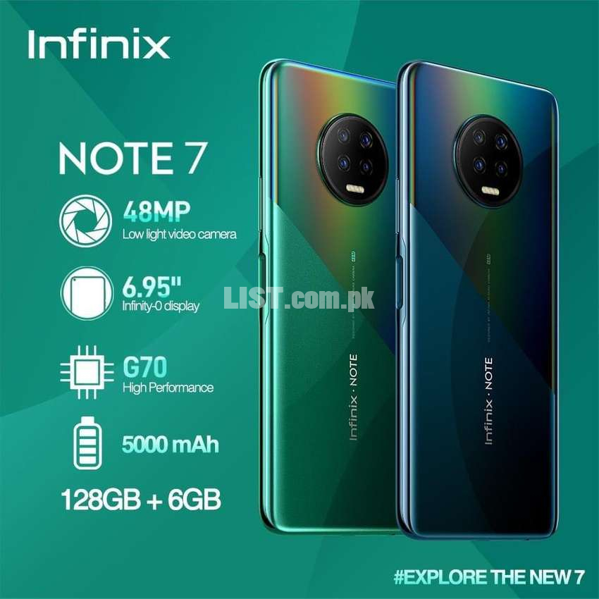 “Installment sale”Infinix note 7 available on installment