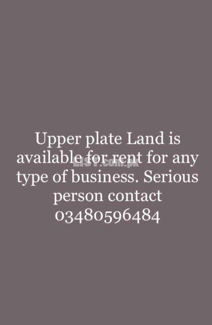 Land for rent
