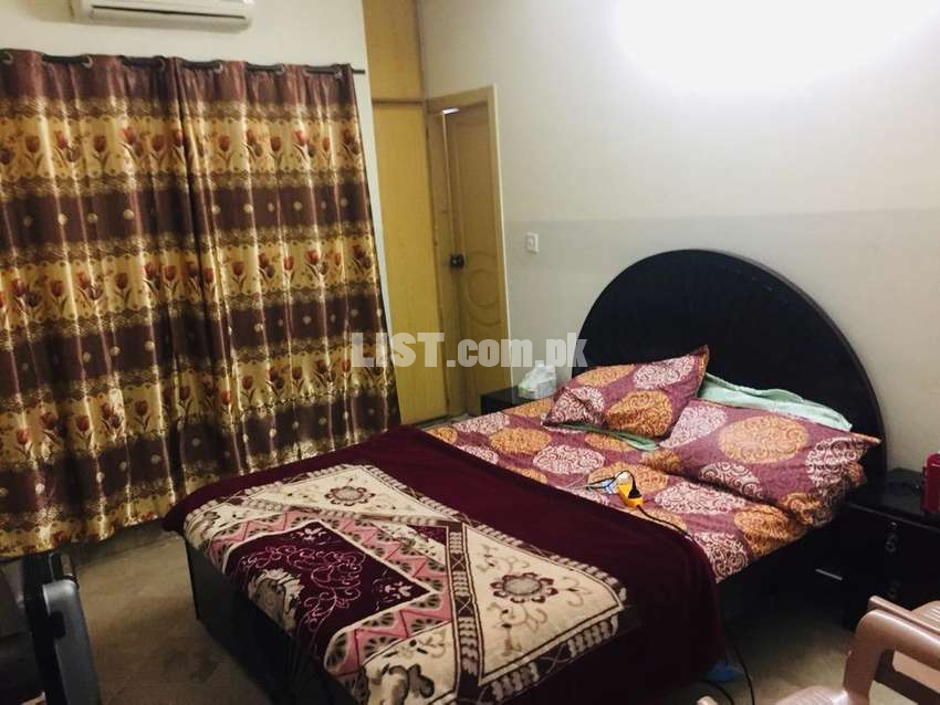 Fully furnished apartment, 2 bedroom - attached baths, lounge, kitchen