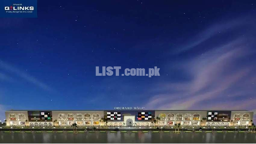 222 Sq Ft, Standard Shop on Installments in Orchard Mall Lahore