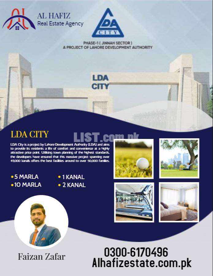 5 Marla Residential Plot For Sale In LDA City Lahore
