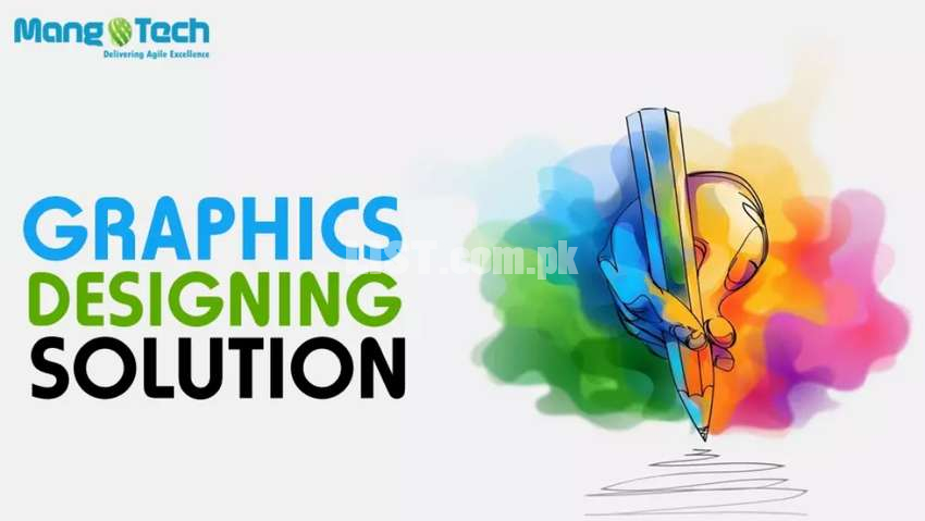 Graphic designing logo design 3d mock up company profile