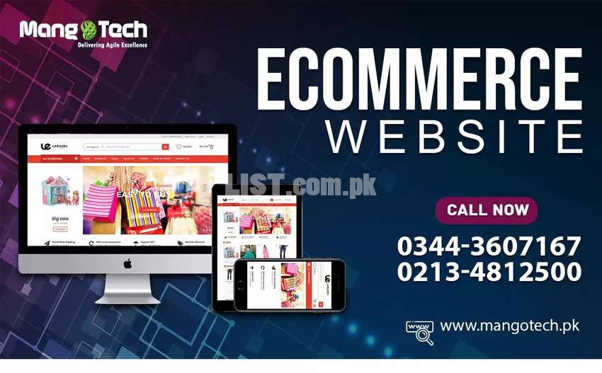 Ecommerce Website Mobile App Android iOS Software Development Pakistan