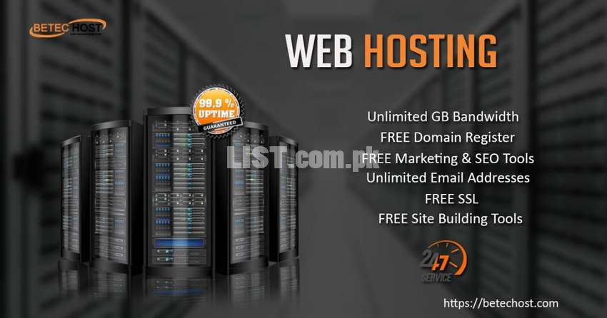 Web Hosting in Pakistan - Web Hosting Company Lahore - BeTec Host