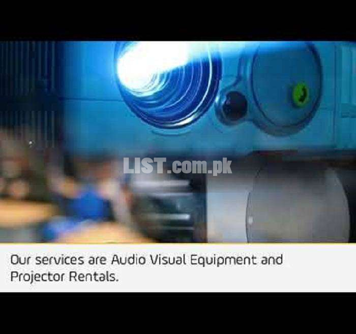 Multimedia Projector, Screens on rent Islamabad Rawalpindi