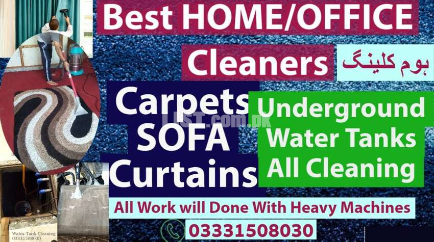 Home Cleaning Service Sofa Carpet Water Tank All Type of Cleaning