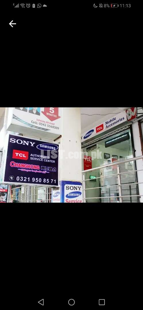 Sony Samsung LG Changhong Ruba TCL Led TV repair Service Shop