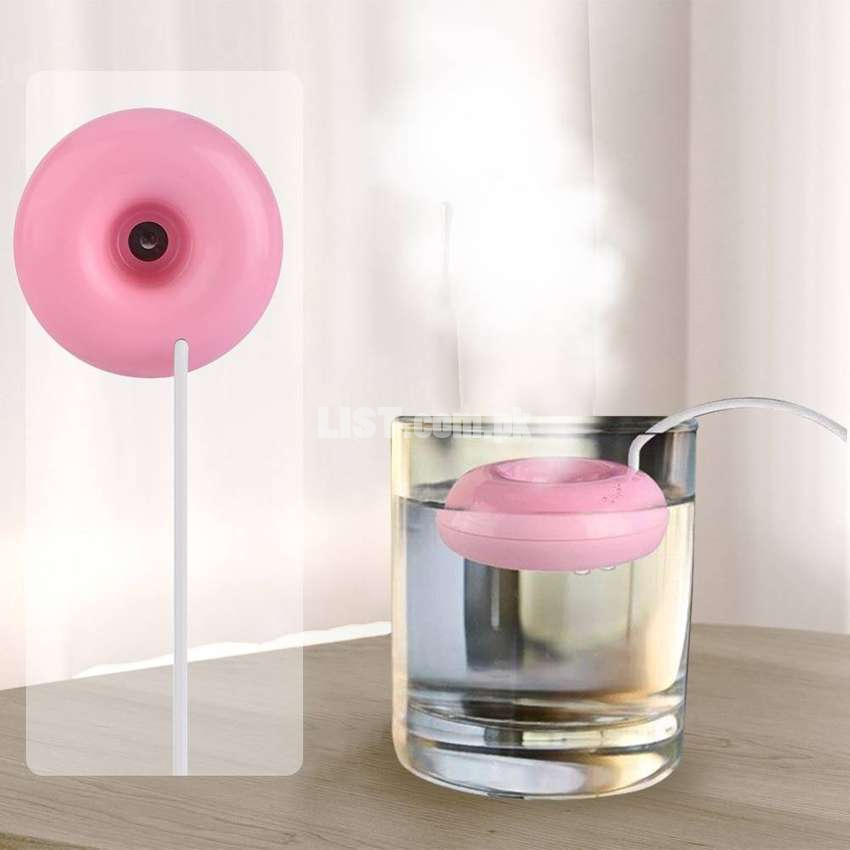 Mini USB Donuts Air Humidifier Purifier Floats Aroma Steam Diffuser