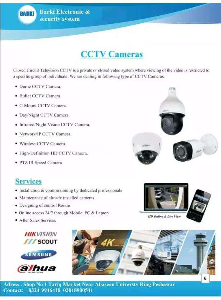 Cctv and electric fence installer