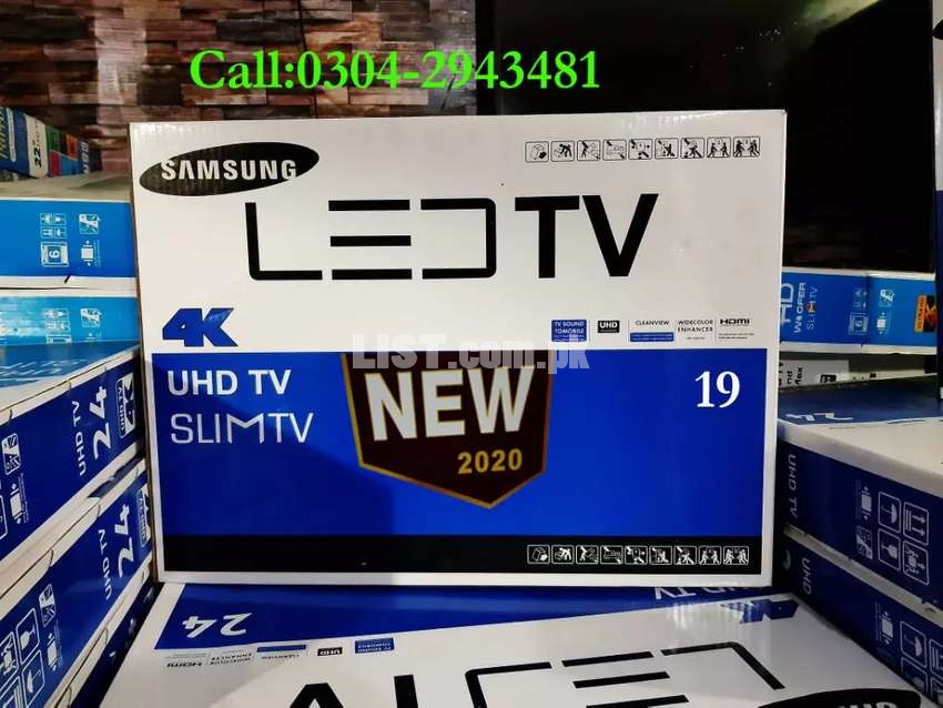 19 Inches LED TV Box Pack With Delivery and Warranty