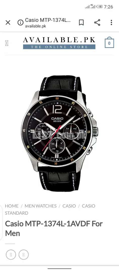 Casio Original Japanese Watch