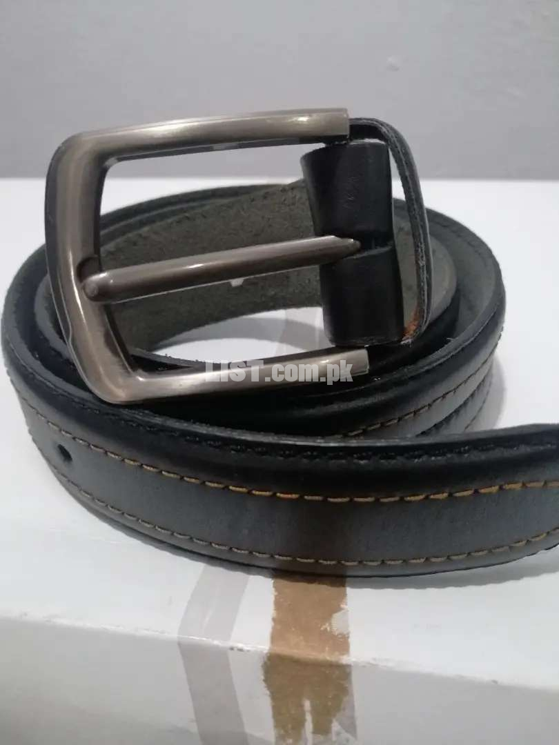 First skin leather belts and wallet