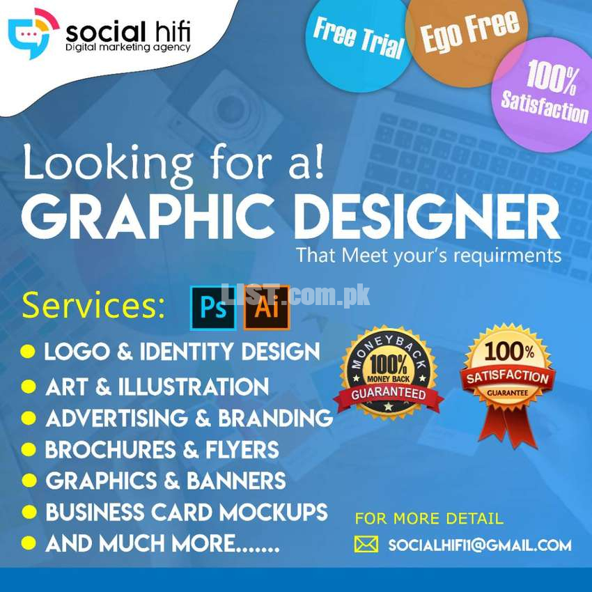 We are a professional Graphic design Agency