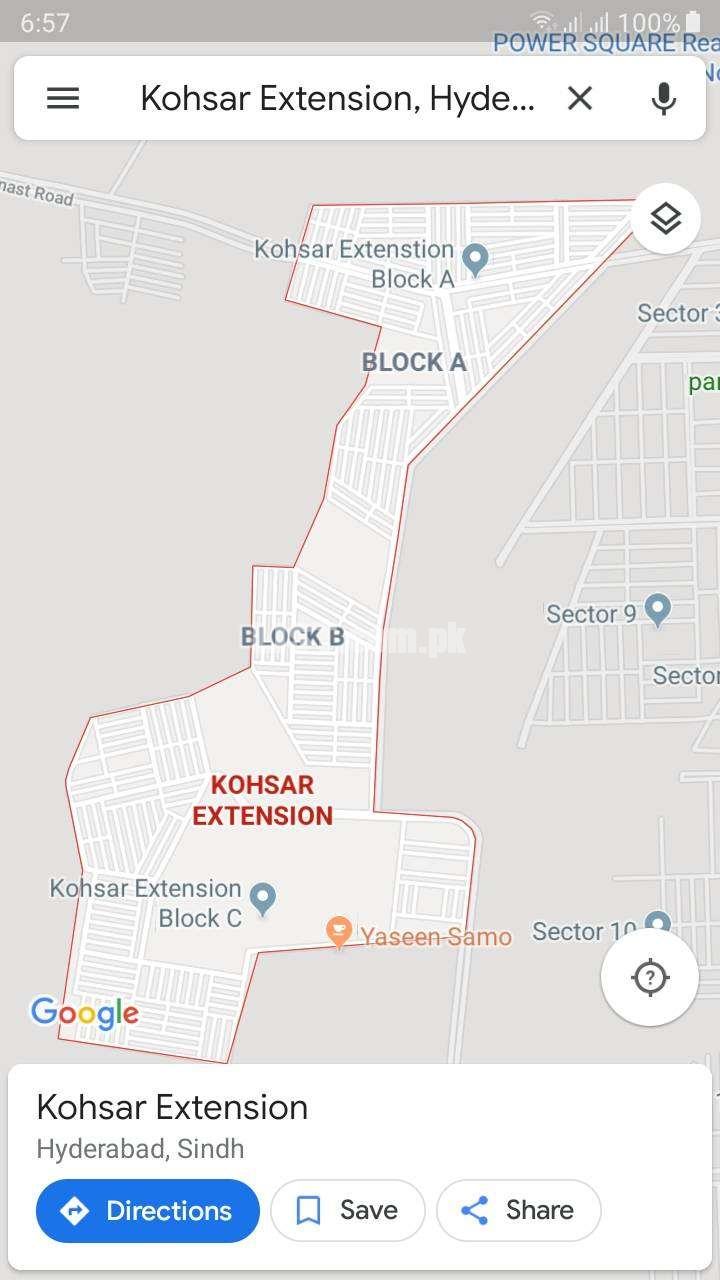 Plot for sale in Kohsar Extension