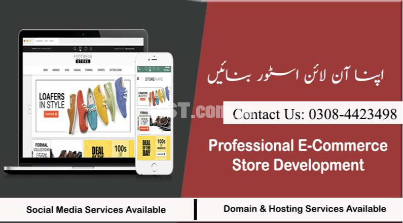 Professional E Commerce & Woo Commerce Website Development