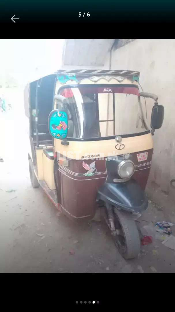 Sazgar auto rickshaw 2016 for sell