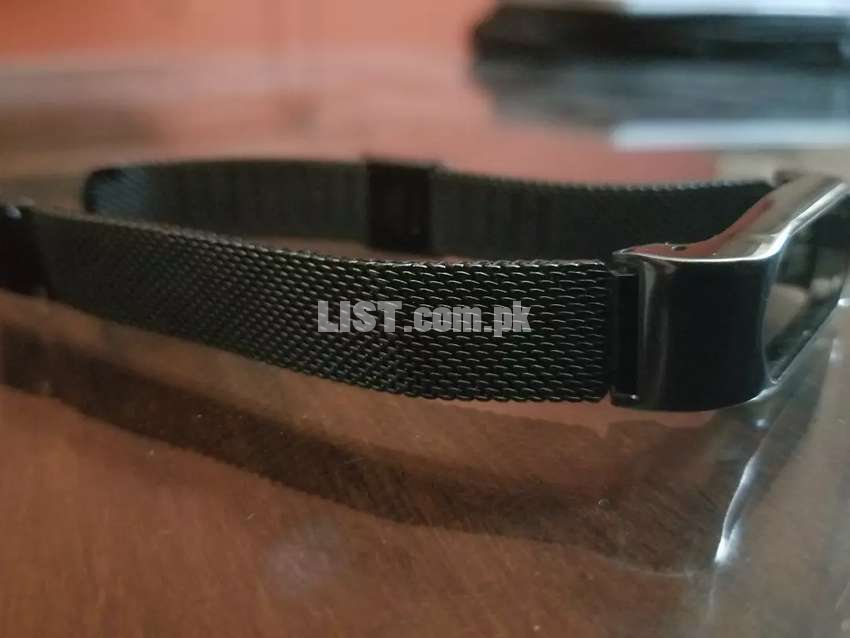 Mi band 2 stainless steel strap in black colour