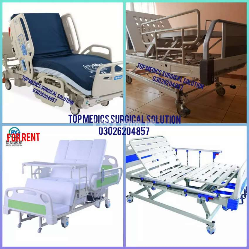 Electric Hospital Patient Bed For Rent ICU Beds