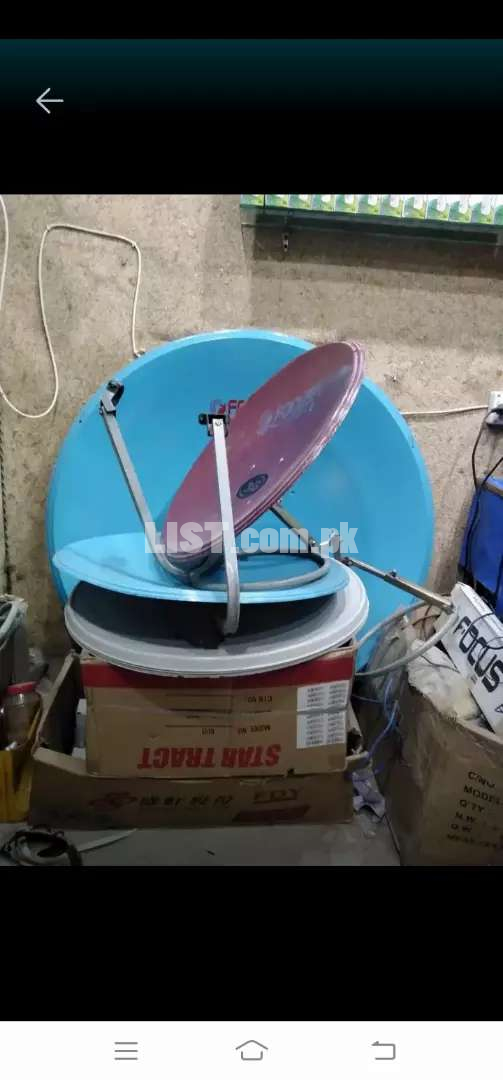 Dish antenna lagwane ke liye rabta Karen full hd