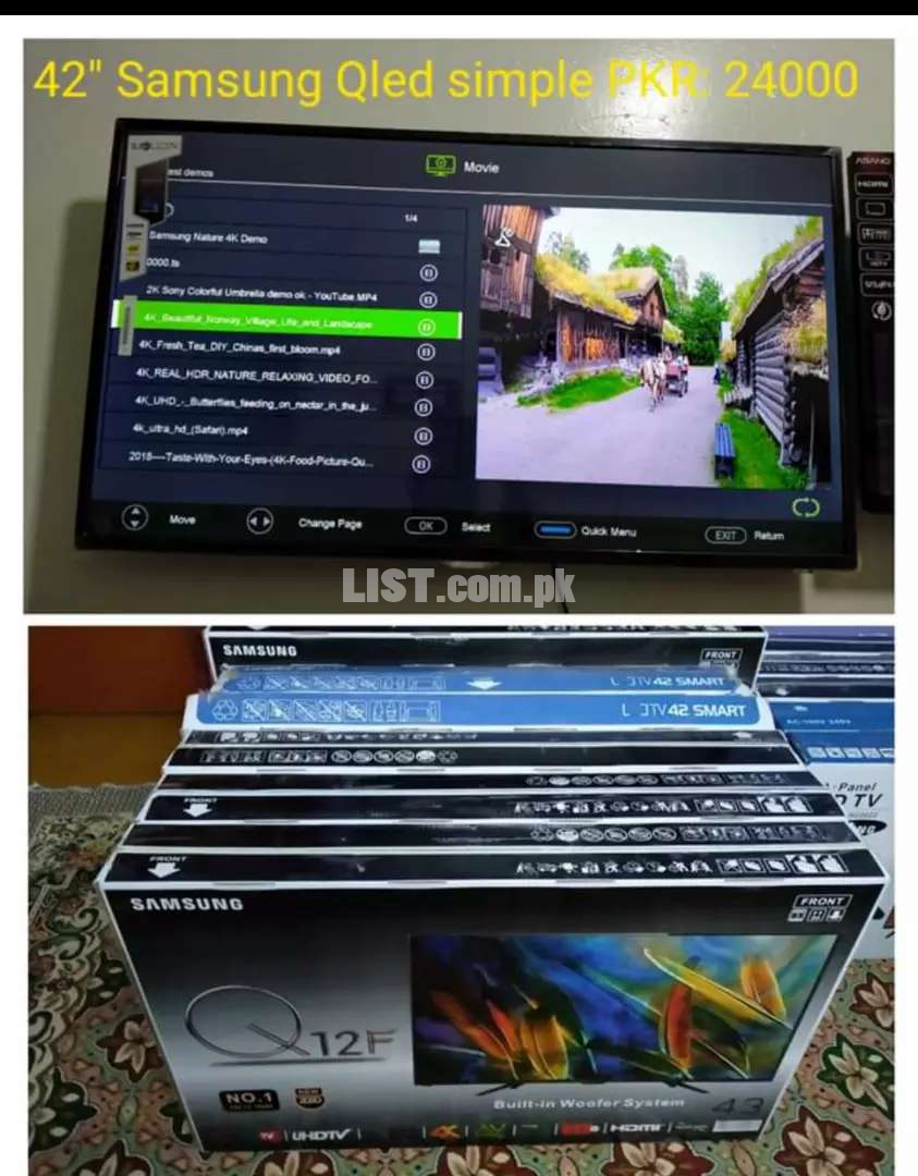 hot sale led tv 42" inch samsung android uhd led 2020 new latest model