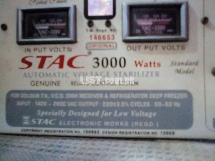 I m selling  stabilizer  STAC 3000