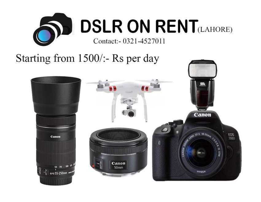 RENT Dslr 550d 1200d 60d 6d d7100 a6500 Drone Sony Gimbal Camera shift