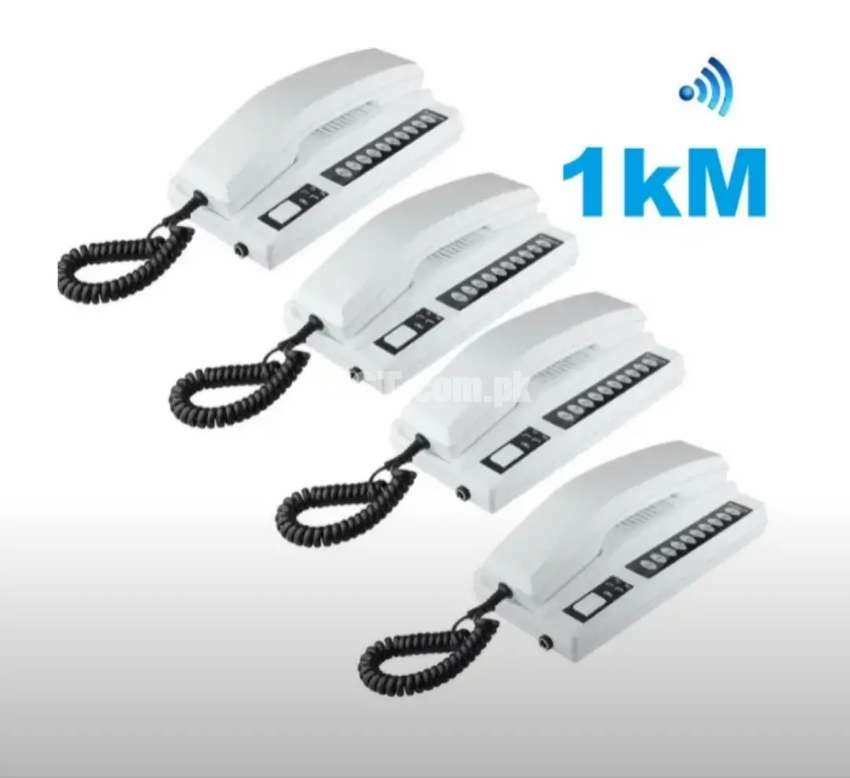 Panasonic Wireless intercom telephone exchange pabx 1km Range