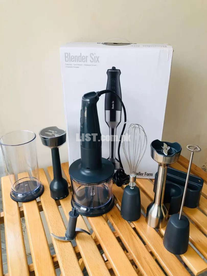 Brand New Imported Hand Blender Six ( Milk Frother, chopper, & Much