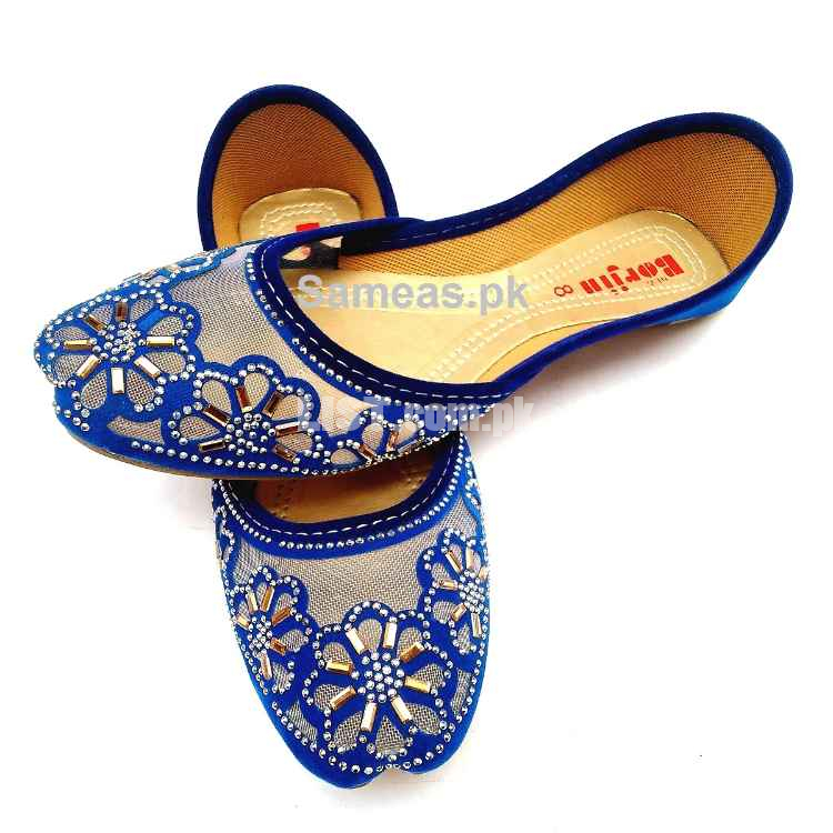 Hand Made Pure Leather Multani Khussa for girls and women