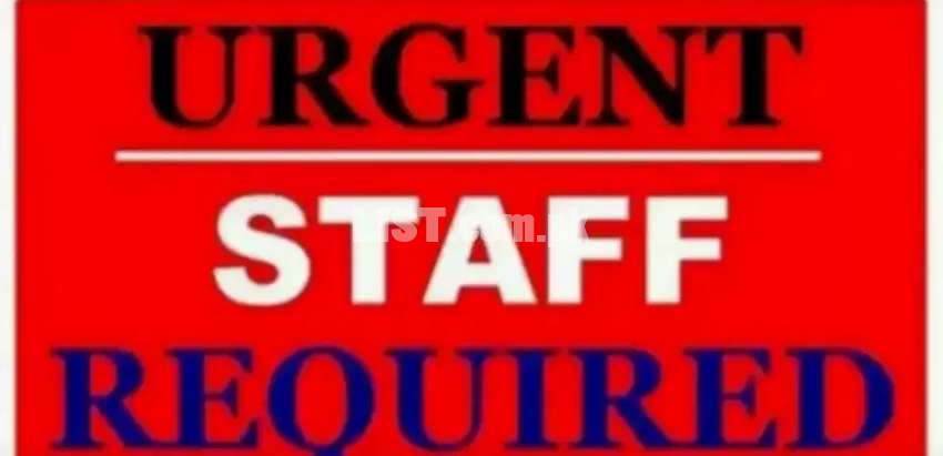 Females staff  required urgent