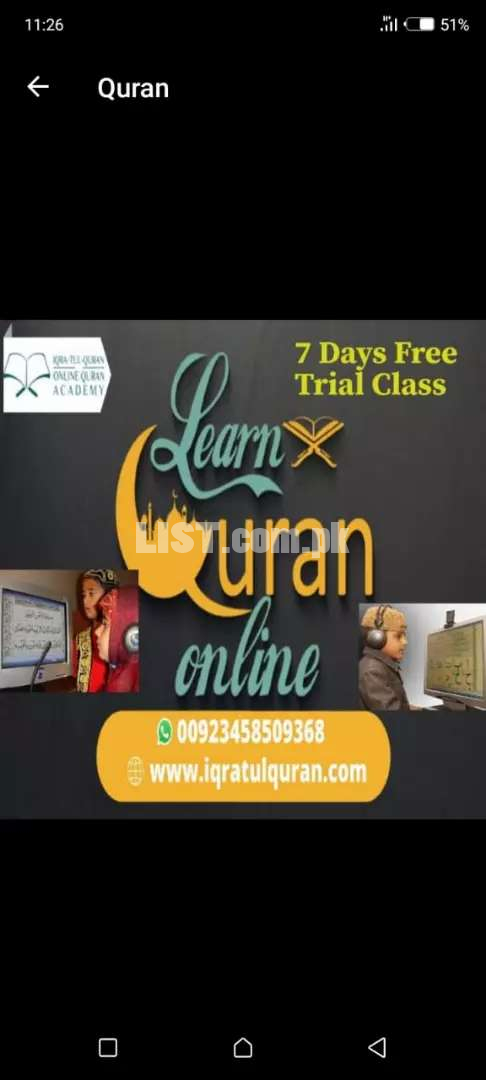 Online Quran Teacher required with good English speaking skills