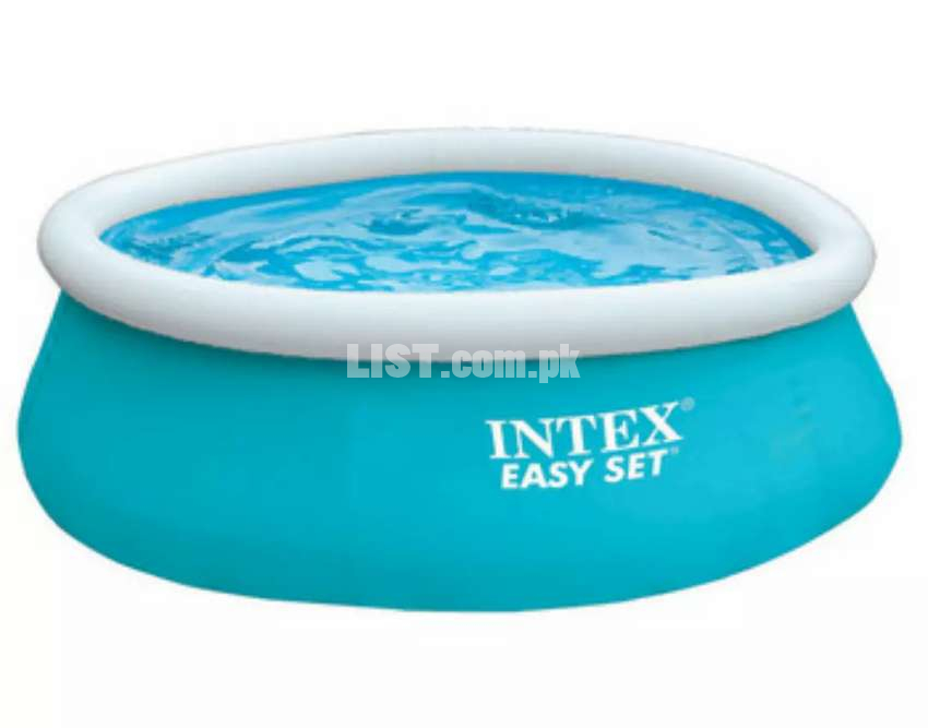 Intex 28101 (size:6ft/20inc) round easyset pool for summer fun.