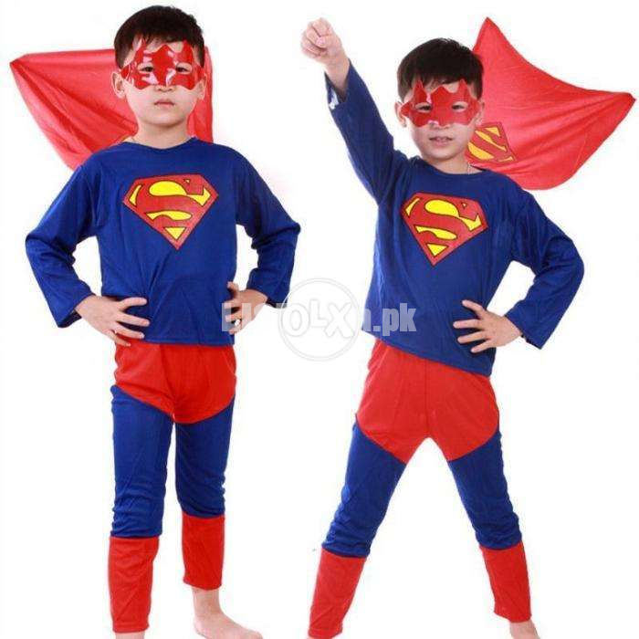Kids Spiderman & Superman Character Costume