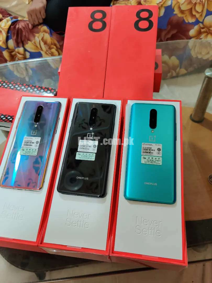 Oneplus 8 12gb 8gb pin packed pta approved